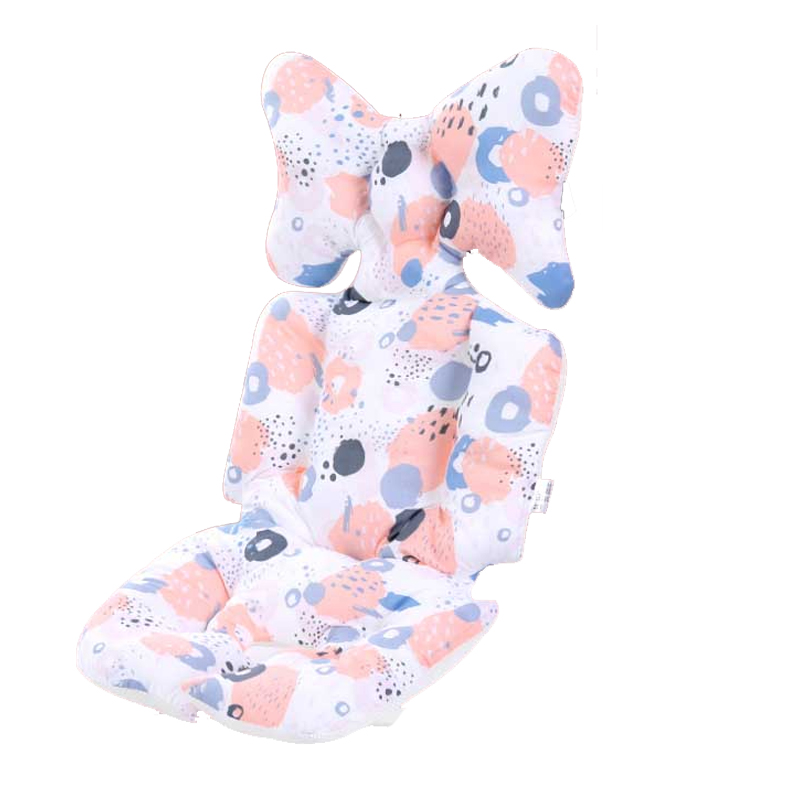 Infant Toddler Baby Soft Cushion Pad Liner Spine Protector Head Neck Body Support Pillow Blanket for Pram Jogger Sleep Baby Stroller Car Seat Carrier