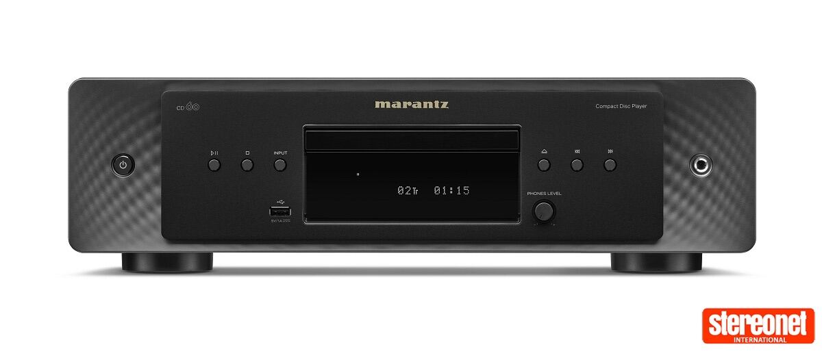 marantz cd60 silver / black 1 year warranty