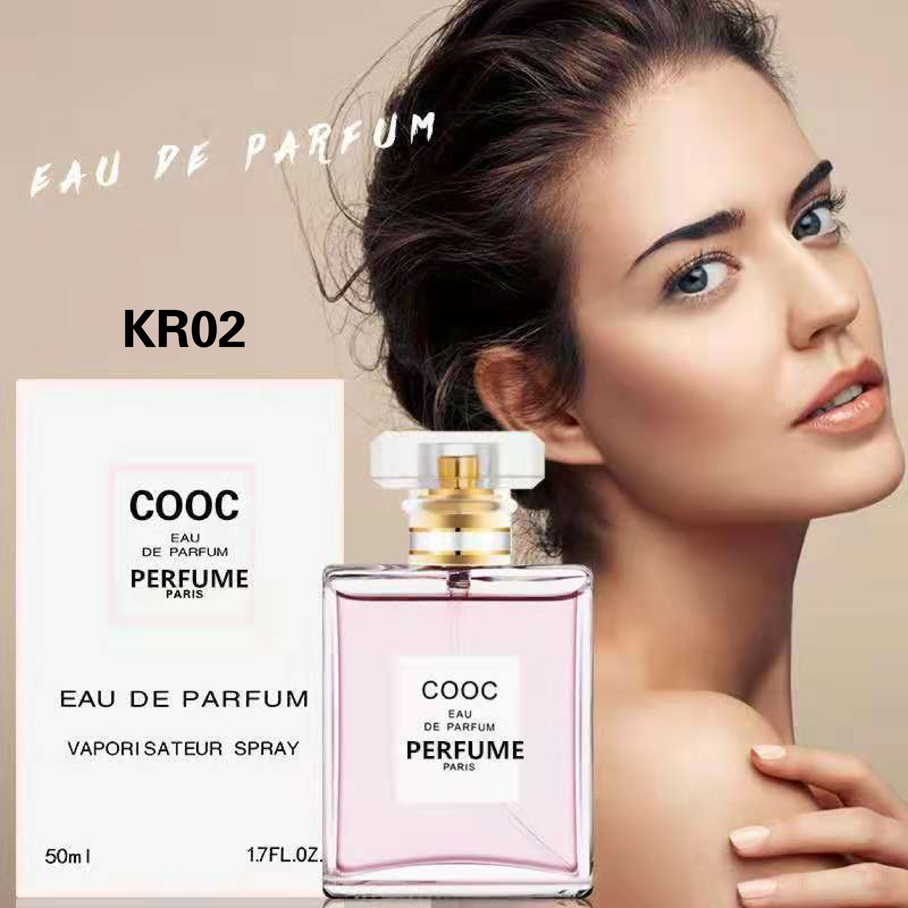 50ml Perfume Fruity Floral EDP VAPORISATEUR SPRAY || COOC EAU DE PARFUM || long lasting high quality ladies perfume || KR01-03