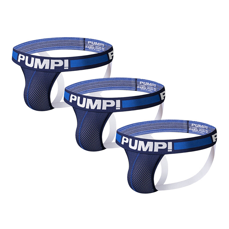 CMENIN PUMP 3Pcs Cotton Breathable Men's Thongs And G String Men's Panties New Tanga Sexy Underwear Man Jockstrap Underpants For Men H115