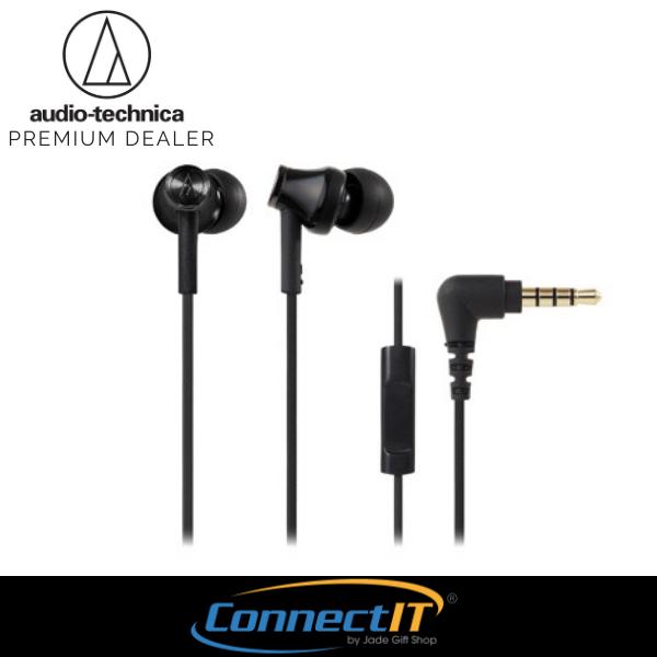 Audio Technica ATH-CK350iS In Ear Earphones For Smartphone With In-Line Mic and Remote Functions - 1 Year Local Warranaty