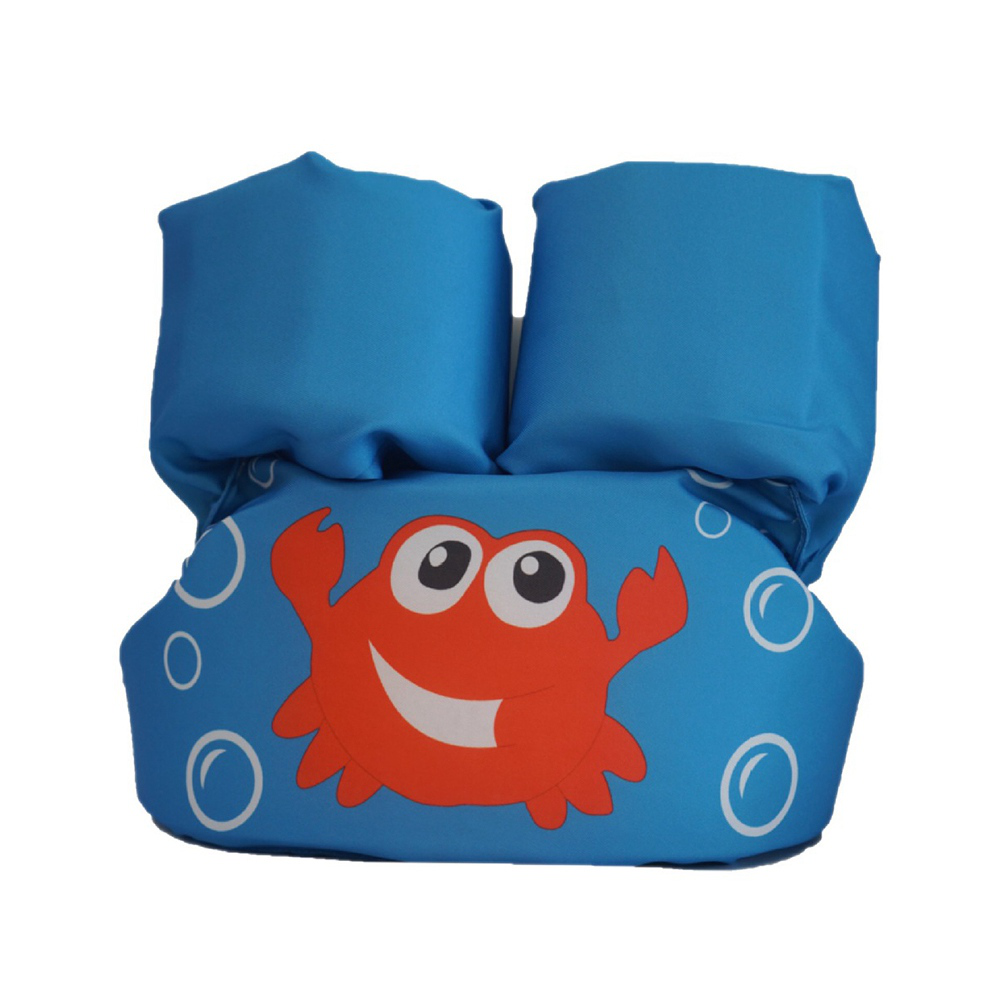 Kids Pool Floats For 2-6, Swim Vest With Water Wings For 30-50 Pounds Boys And Girls Best Toddlers Life Jacket Floatation In Puddle Beach Cartoon Animals Floaties