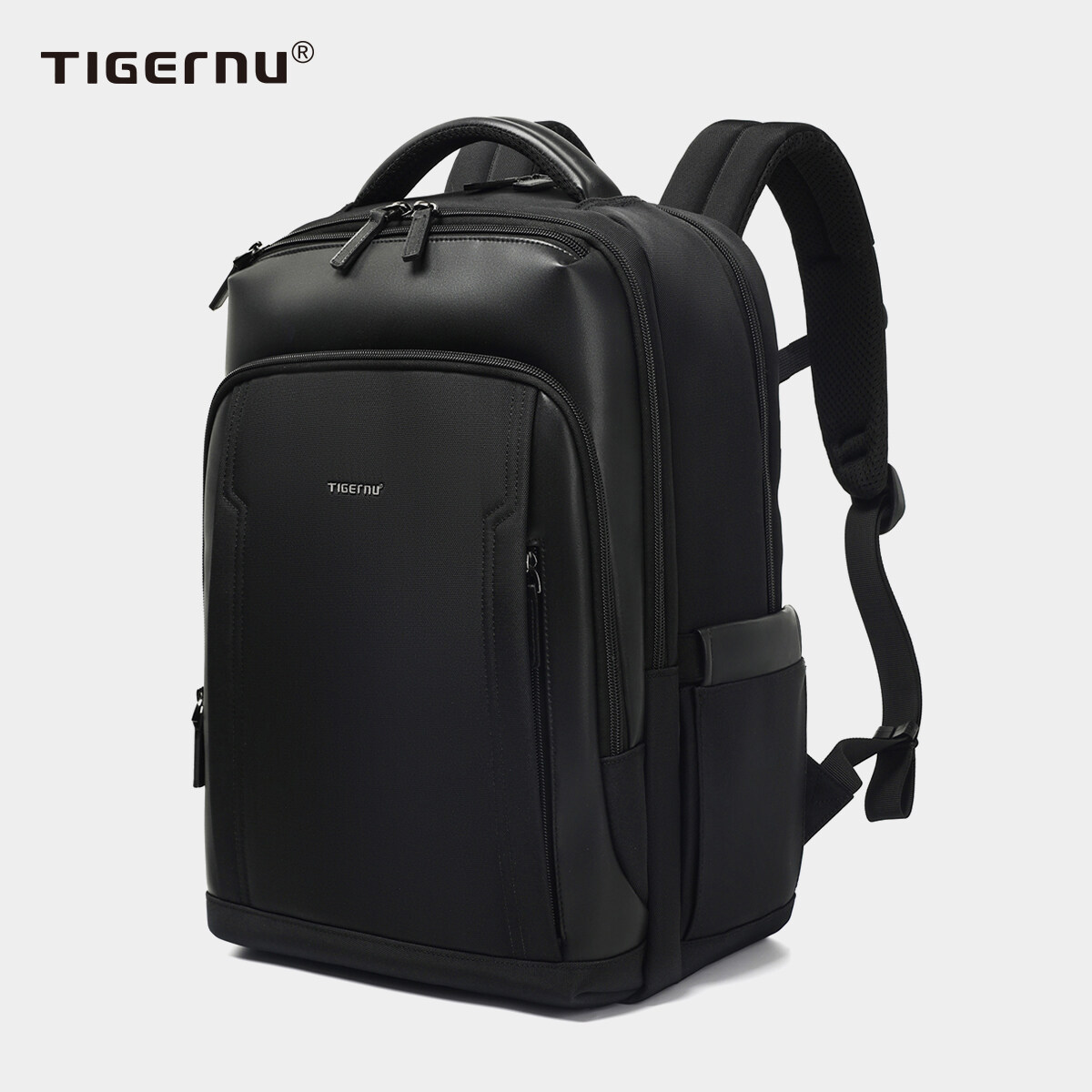 Tigernu 2022 Business Double-layer Zipper Backpack For Men Fahion 15.6 inch Laptop Backpack 25L Casual Travel Bag Classic Series