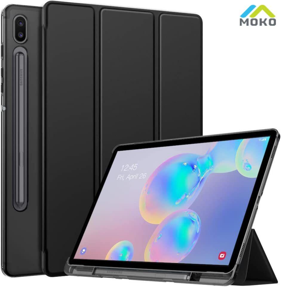 MoKo Case Fit Samsung Galaxy Tab S6 10.5" SM-T860/T865 2019 Tablet, Ultra Thin Slim Shell Trifold Stand Cover with Frosted Back with Auto Wake & Sleep
