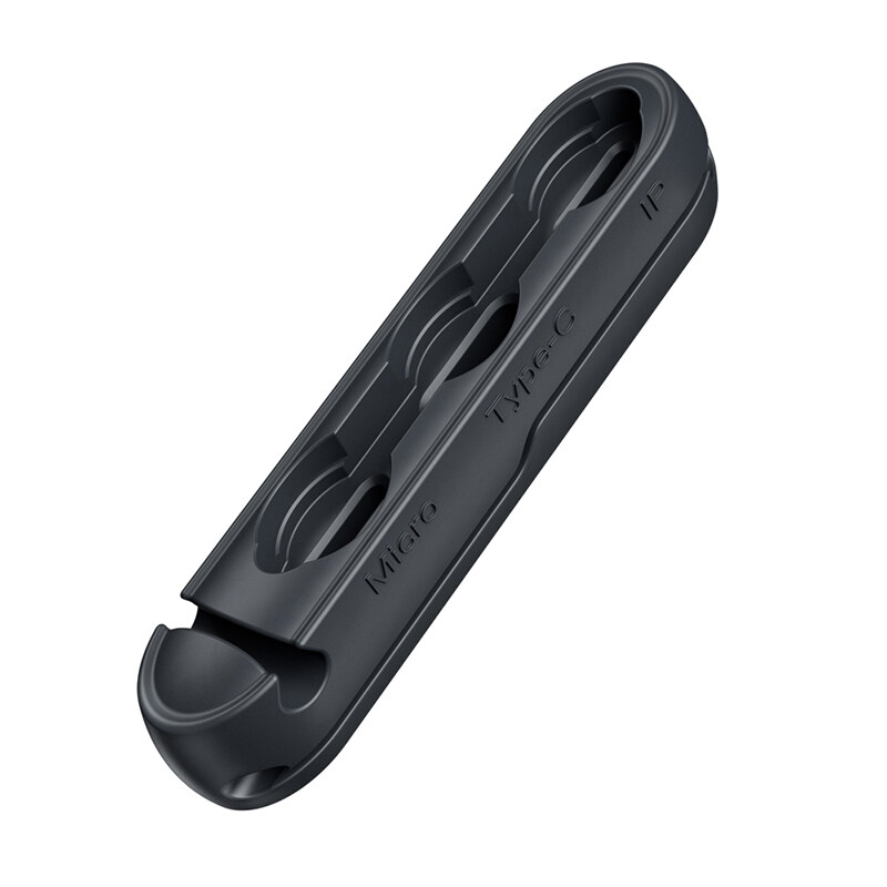 Essager Universal Magnetic Cable Plug Case Compatible with iPhone Micro USB Type C Portable Storage Box Magnet Adapter Connector Silicone Container(Only Box Not Include Connector)