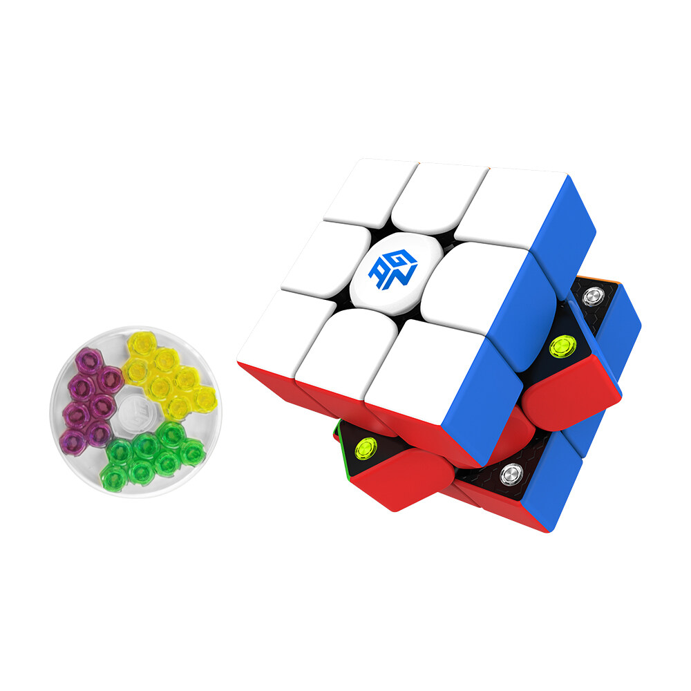 GAN 356 M, 3x3 Magnetic Speed Cube Stickerless Gans 356M Magic Cube (ver. 2020)