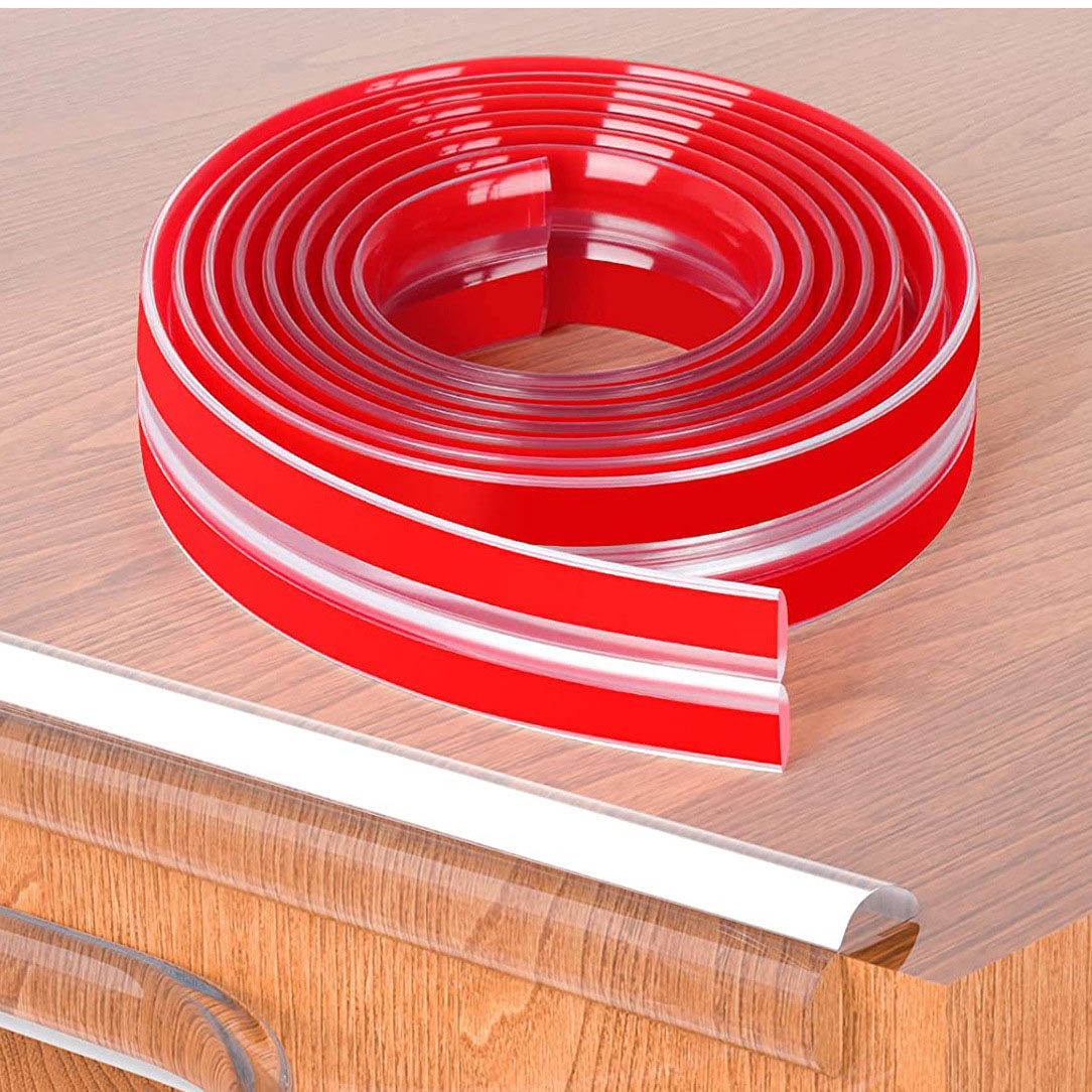 DIMING Soft Table Edge Strip Silicone Corner Protectors Guard Child Safety Transparent Anti-Collision Strip