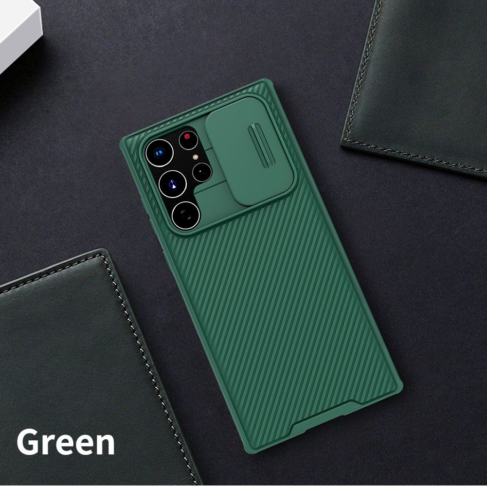 Nillkin CamShield Pro Case for Samsung Galaxy S22 / S22 Plus / S22 Ultra Friendly TPU Edge and PC Slide Cover Camera Protection Back Cover Casing