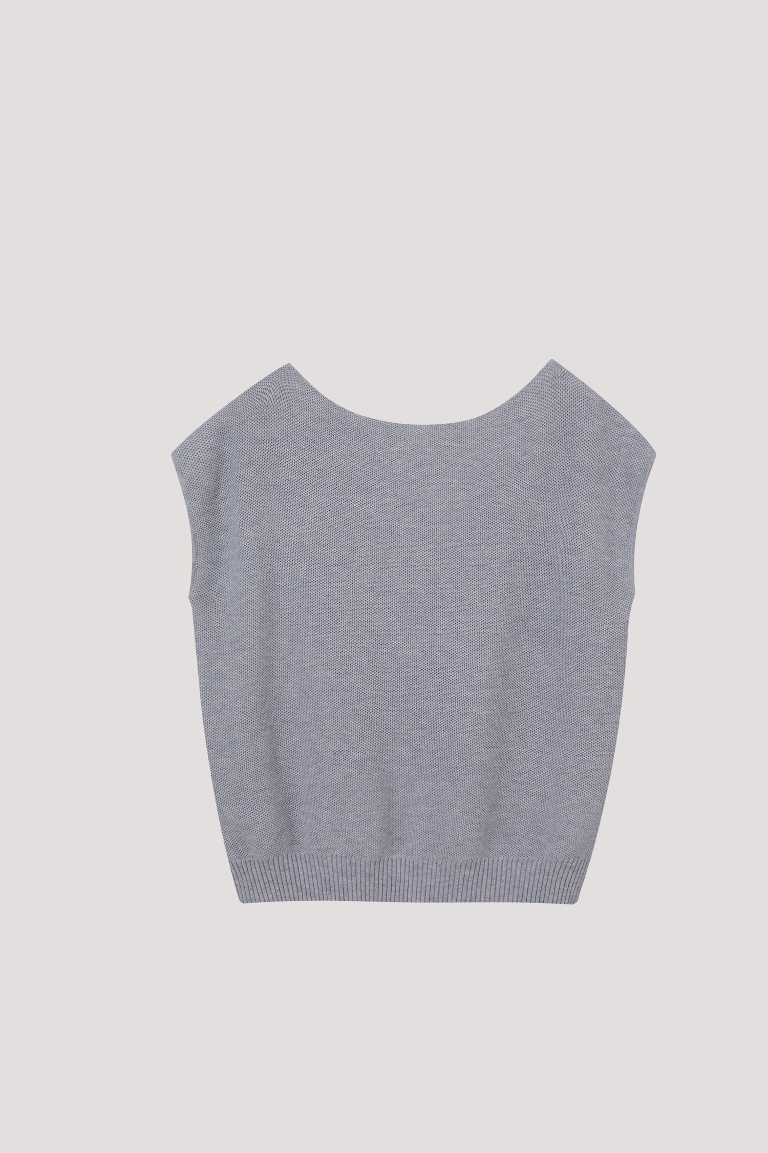 SANS & SANS TEXTURED SHOULDER KNIT