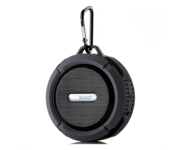 Basspal C6 Portable Bluetooth Speaker, Waterproof Bluetooth Speake Shower Speaker with Suction Cup & Sturdy Hook