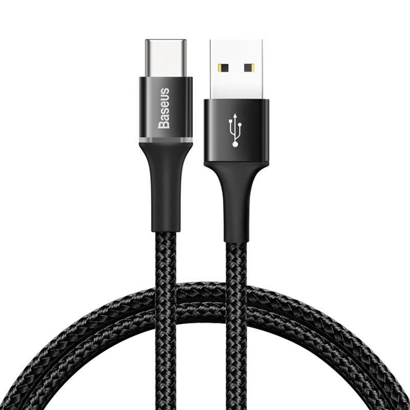 Baseus 3A USB Type C Cable Fast Charging For Samsung S21 S20 S2 Xiaomi Redmi Note 7 8 10 Huawei Mobile Phone USBC Wire Cable
