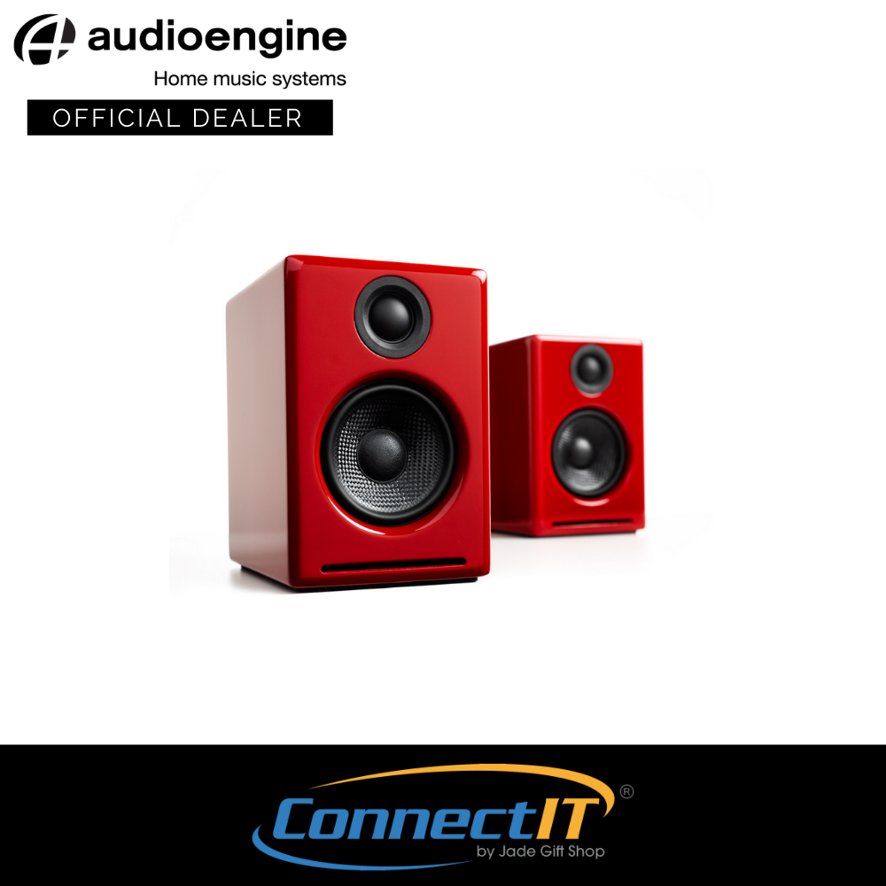 Audioengine A2+ Wireless Home Music System With aptX/Aux/Analog/USB DAC/Sub Out (3 Years Local Warranty)