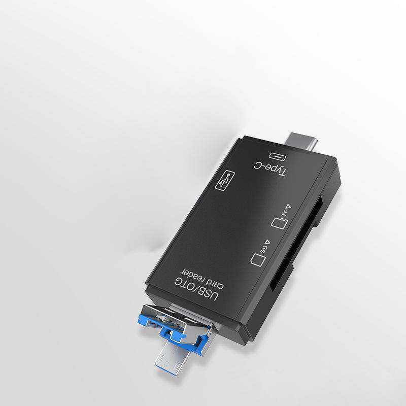 [Trail Blazers]3 In 1 SD Card Reader USB C Card Reader USB 2.0 TF/Mirco SD Smart Memory Card Reader Type C Flash Drive Cardreader Adapter