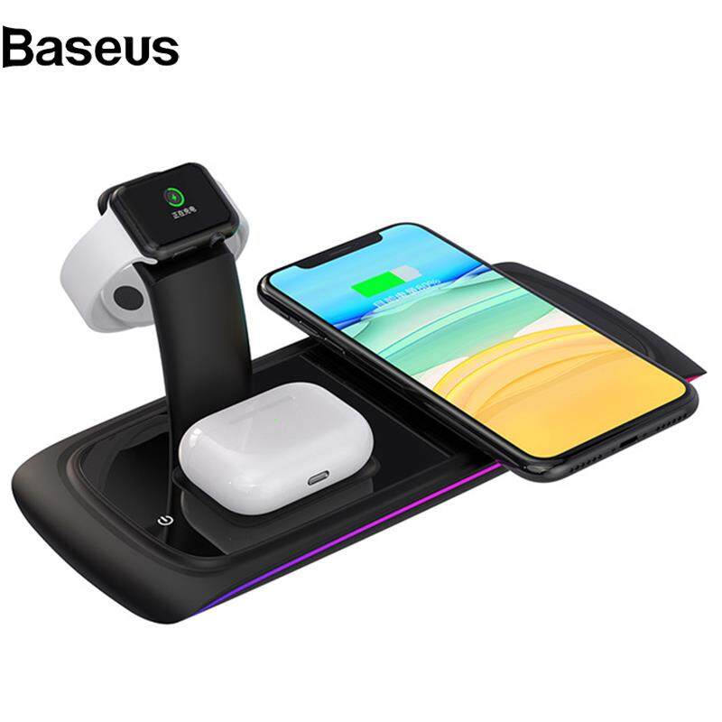 Baseus N33 15W 3 in 1 Wireless Charging Stand Fast Charger Dock Station for iPhone Huawei AirPods Pro