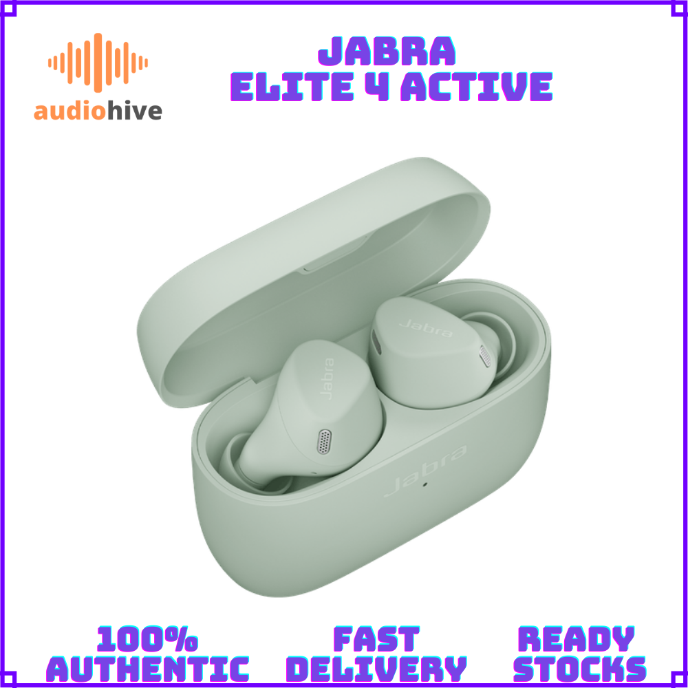 Jabra Elite 4 Active True Wireless Earbuds with mic. Original set with local warranty