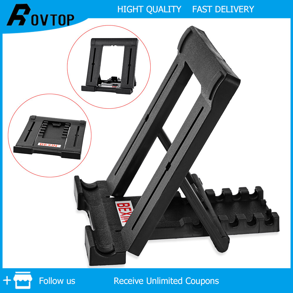 Rovtop Universal Adjustable Desktop Mini Stand Holder for i-Pads Tablet Kindle Samsung S10 Huawei Xiaomi Oppo Mobile Phone