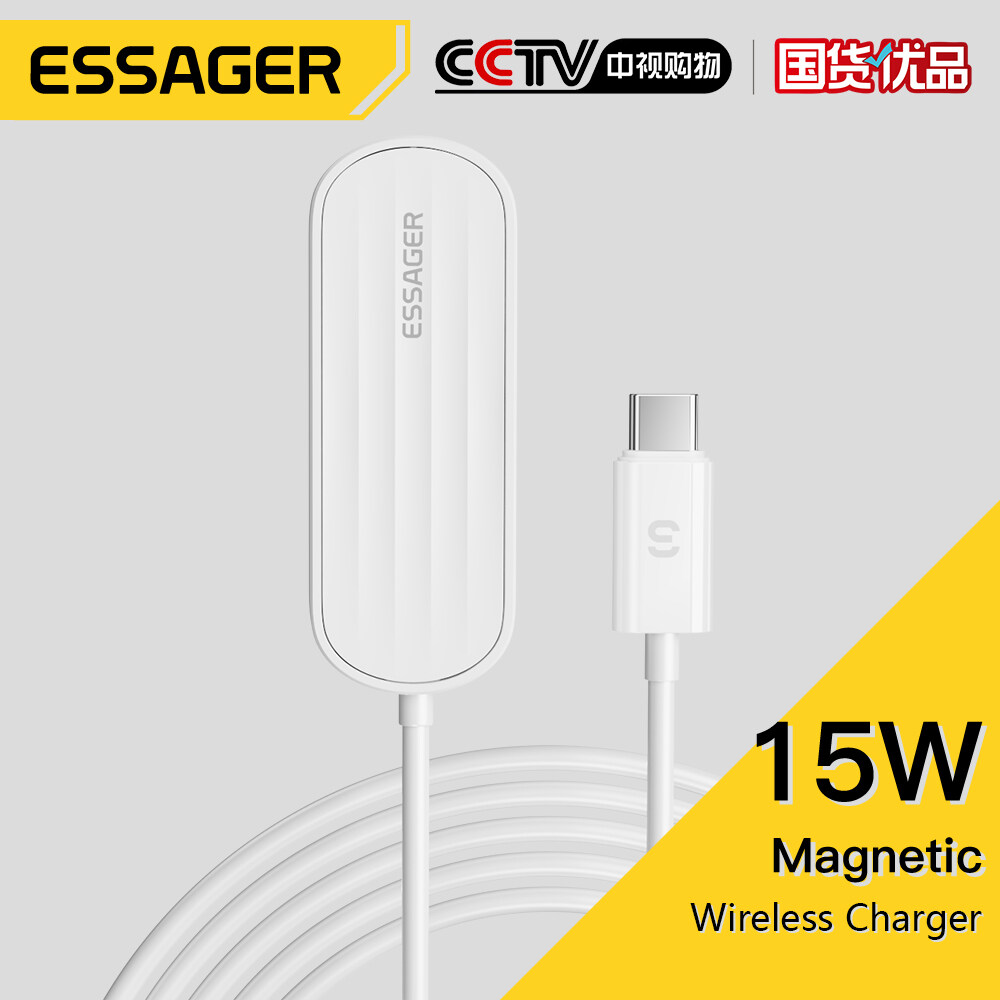 Essager 15W Magnetic Wireless Charger With Stand For iPhone 14 13 12 Pro Max Qi Mini Wireless Fast Charging Pad For AirPods Pro