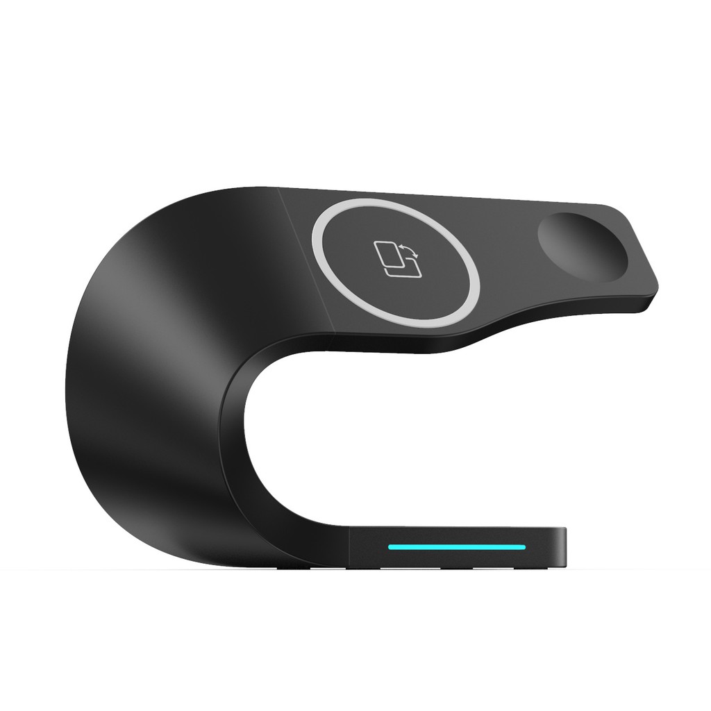 DESKTRON 4-IN-1 Magnetic Wireless Charger, 15W QI Fast Charge iPhone Wireless Charging Dock with Magsafe Magnetic Function Home/Office Desk Organizer for For iPHONE 12 13 Airpods iWatch | SG LOCAL STO