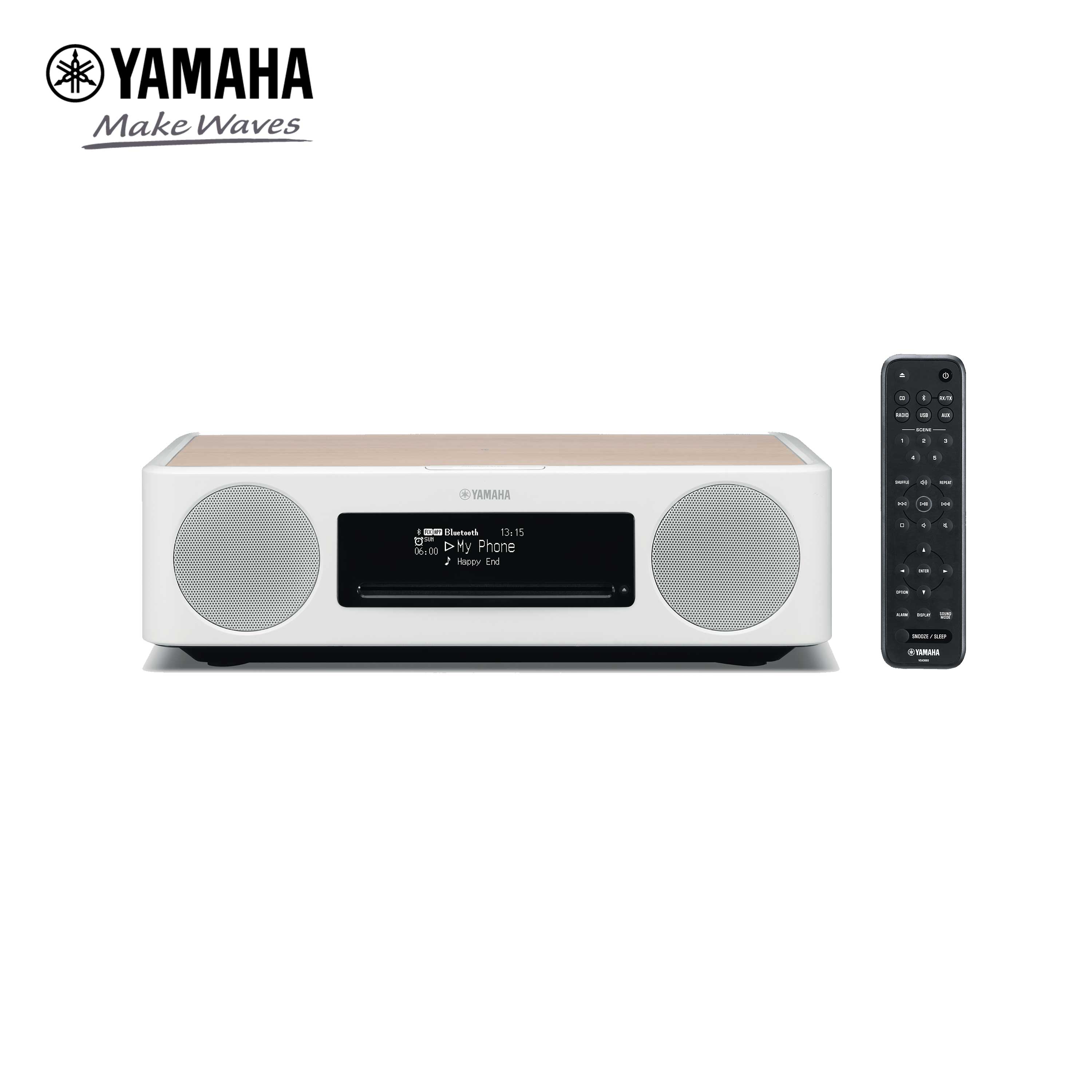 Yamaha TSX-B237 Desktop Audio System with a Compact stereo with CD Player, Alarm Clock, Radio and Bluetooth Connectivity