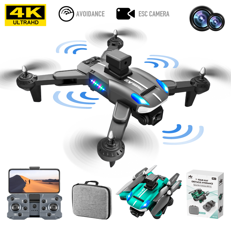 Tongjia K8 DJI drone with camera remote control four-axis drone, with 8k HD camera, suitable for beginners, WiFi FPV real-time recording, high-altitude hovering, four-side obstacle avoidance, one-key 