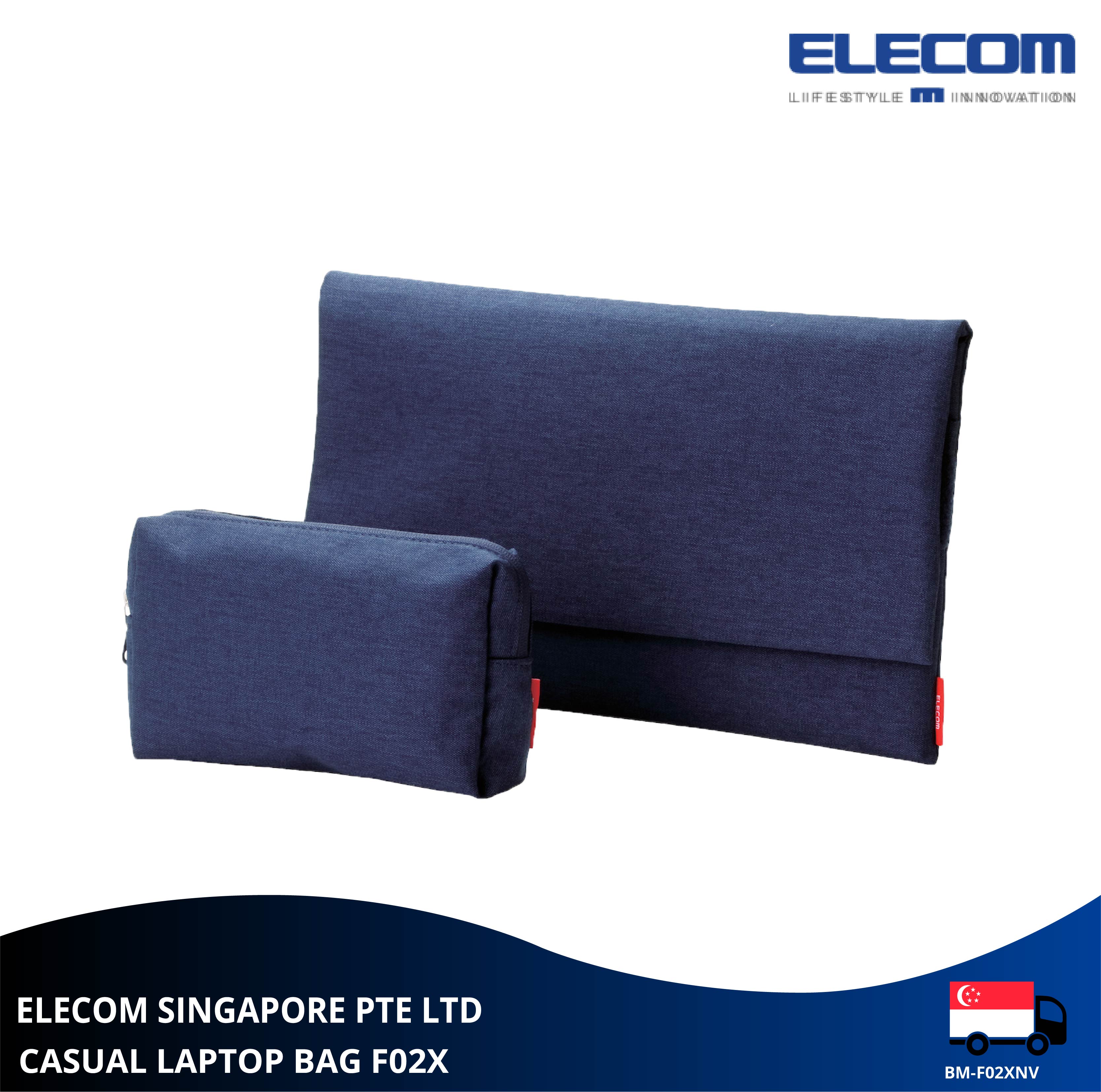 ELECOM -Japan Brand- 13  Laptop Sleeve Case Bag, Flap Compact Casual, with Small Pouch,  for Macbook Pro, Surface Laptop & Book, for 12  13  Lenovo Dell Toshiba HP ASUS Acer Chromebook Notebook, BM-F0