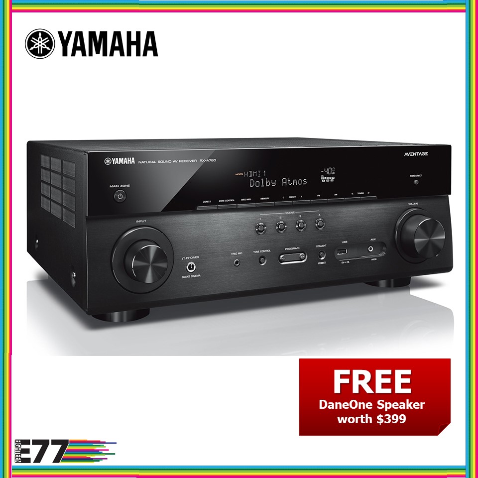 Yamaha RX-A780 AV Receiver *Free DaneOne Speaker Worth $399!*