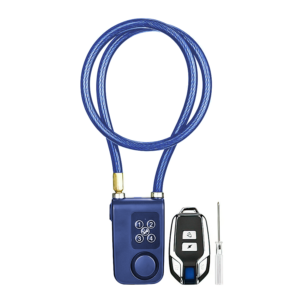 Smart Bicycle Lock Alarm Bluetooth Lock Waterproof Alarm Bicycle Lock Outdoor Anti Theft Lock