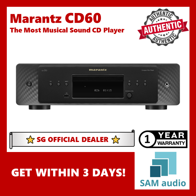 [?SG] MARANTZ CD60 CD PLAYER