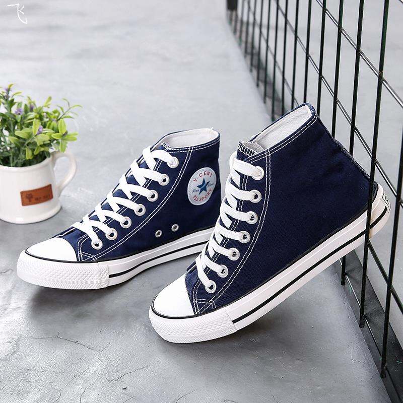 Spring Canvas Shoes for Women 2022 New Autumn Students Korean Style Versatile White Shoes Harajuku Ulzzang High-top Shoes Fashion