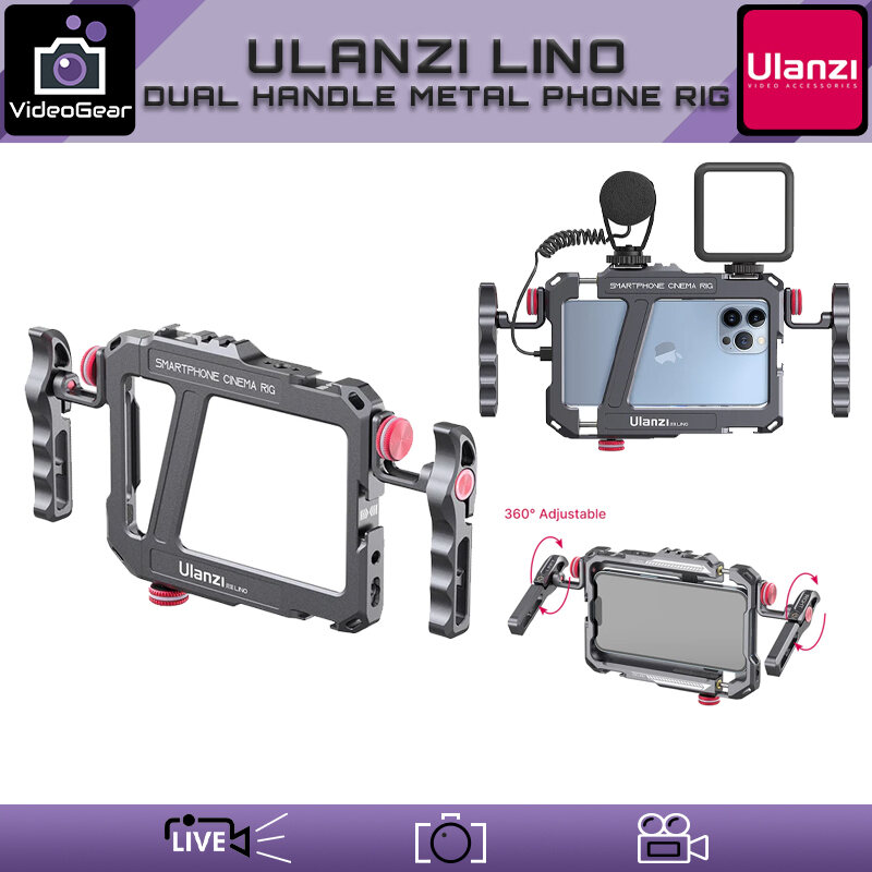 Ulanzi LINO — (Dual Handle Metal Phone Rig)