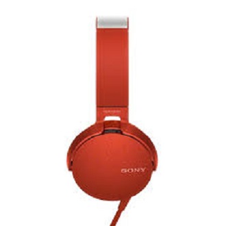 Sony MDR-XB550AP Extrabass Headphones - Red