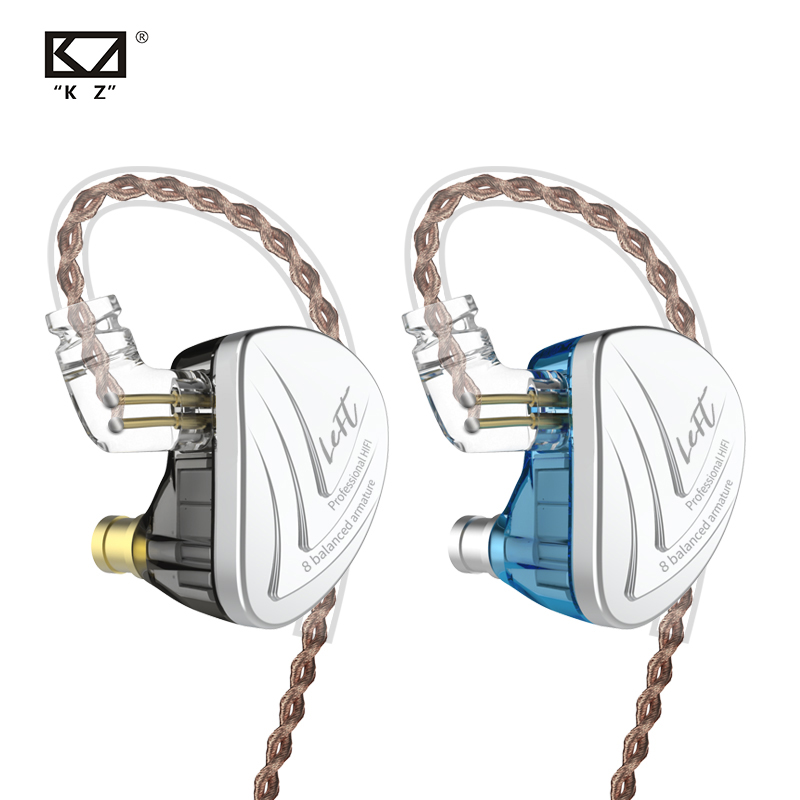 KZ AS16 16 BA In-Ear Earphone High Sound Quality  headphones noise-canceling in-ear  sports headphones earbuds EDA，ZS10 PRO,ZEX PRO
