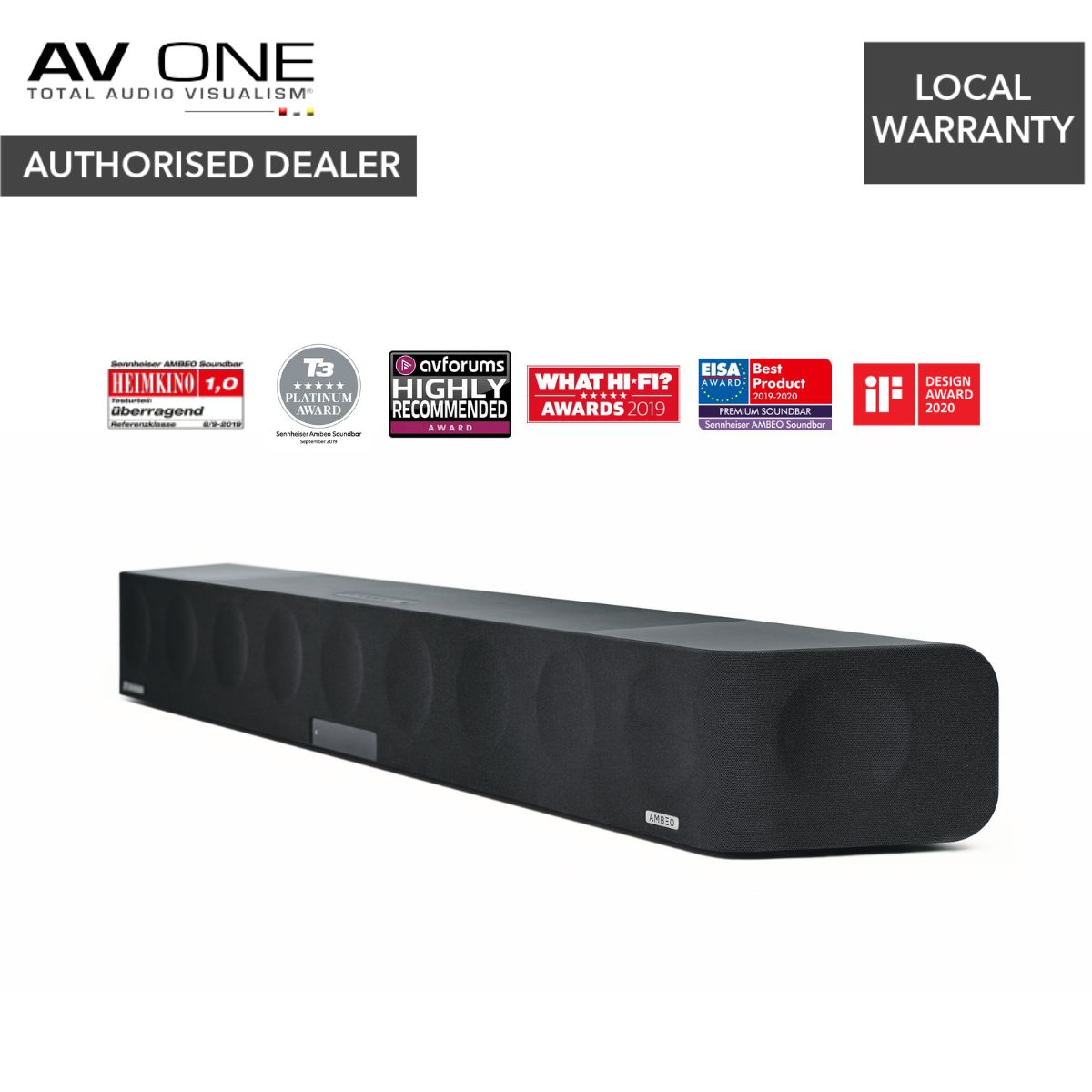 Sennheiser AMBEO Soundbar | Max - AV One Authorized Dealer/Official Product/Warranty