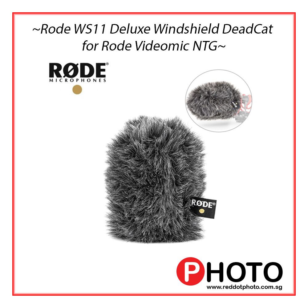 Rode WS11 Deluxe Windshield for Videomic NTG Microphone