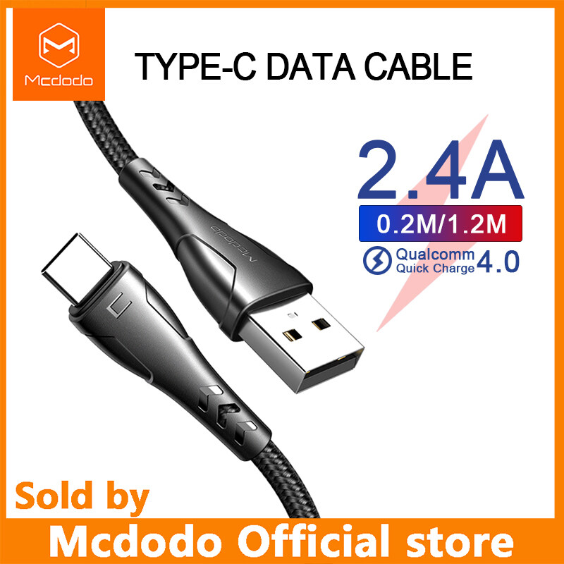 Mcdodo USB Type C Cable for Samsung S10 S9 8 Quick Charge 4.0 Cable USB C Fast Charging for Huawei P30 Xiaomi USB-C Charger Wire