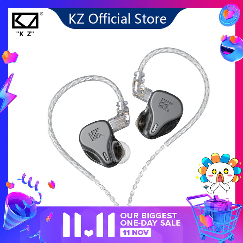 KZ DQ6 In Ear Earphones Sports Game PUBG Bass Waterproof Android IOS 3.5MM Dynamic headphones