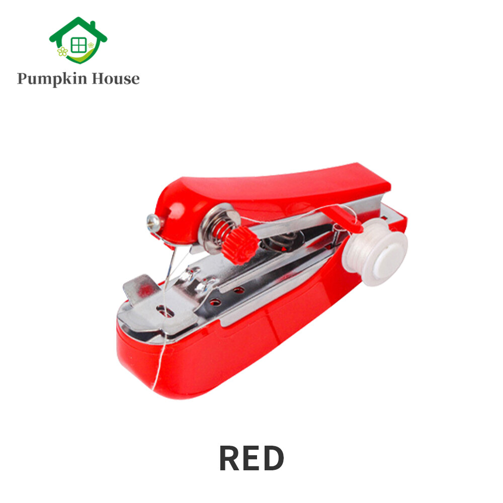 Mini Handy Handheld Sewing Machine Home & Travel Use Portable Sewing Machine, Quick Handy Stitch for Fabric Clothing Kids Cloth Pet Clothes