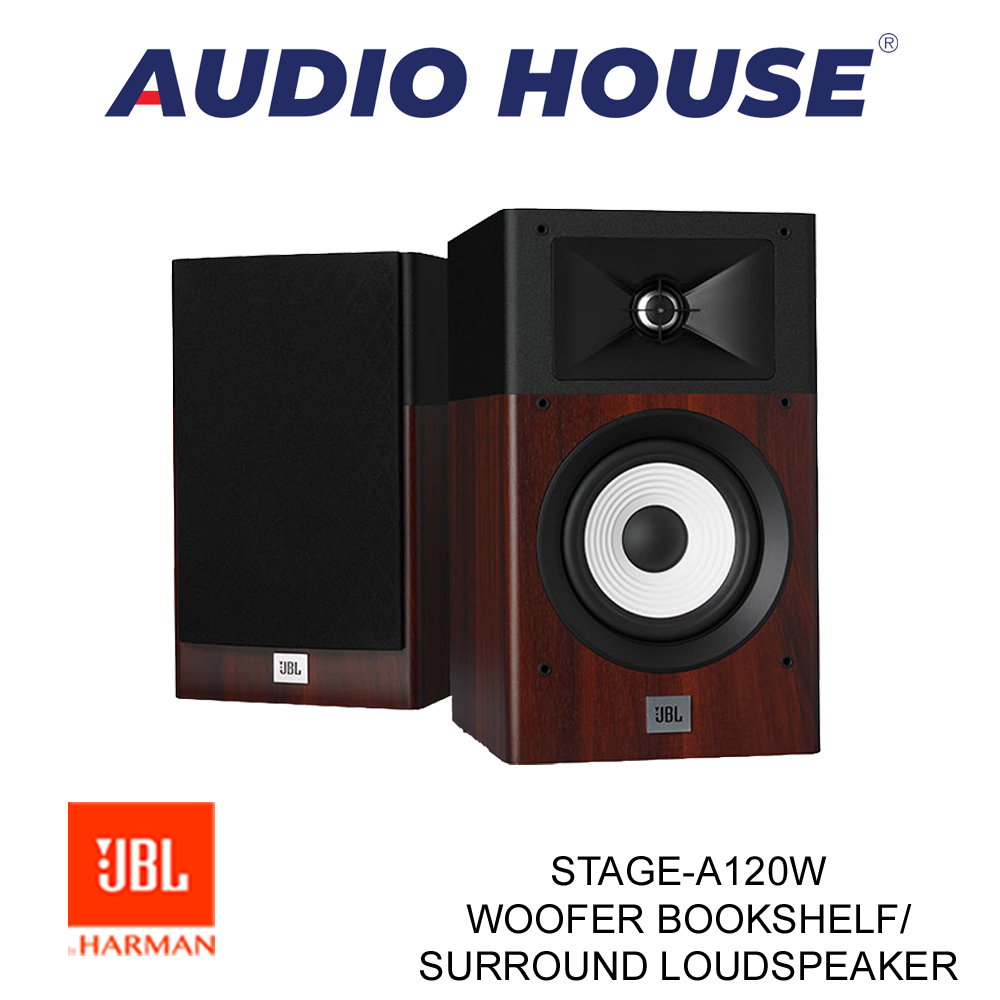 JBL STAGE-A120W 2-WAY 4.5 INCH WOOFER BOOKSHELF/SURROUND LOUDSPEAKER ***1 YEAR JBL WARRANTY***