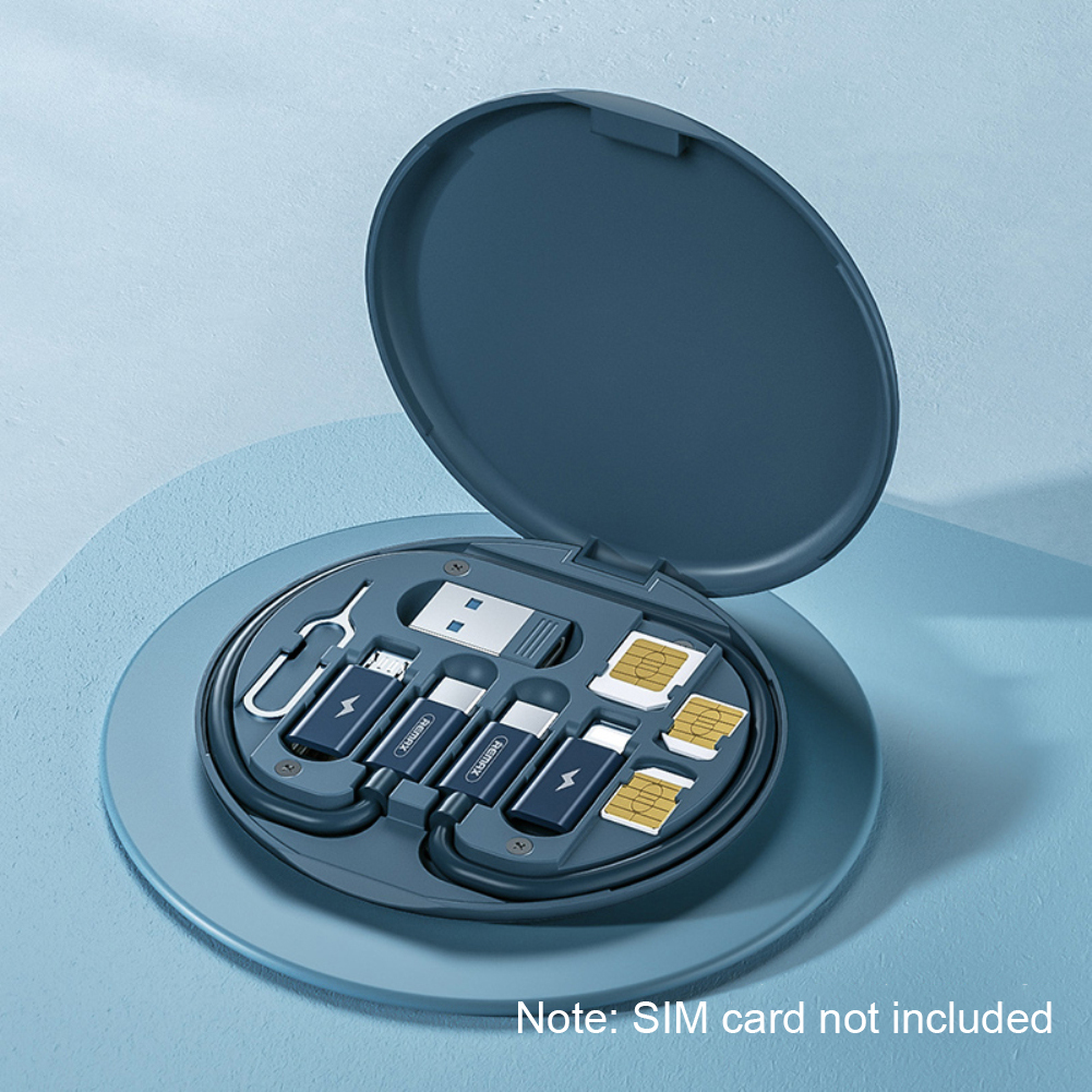 Haron New Remax 60w Fast Charging Multi-function Data Cable Mobile Phone Holder Storage Box