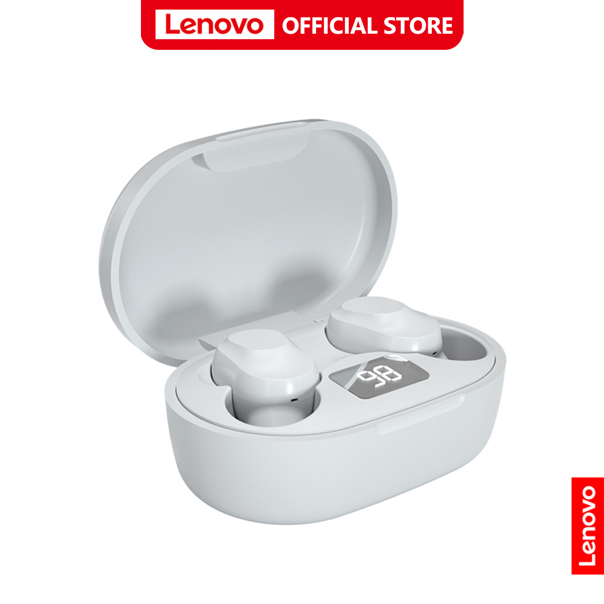 Lenovo XT91 True Wireless Earbuds Bluetooth 5.1 HD Stereo Sound True Wireless Earphone Handfree Headset With Mic Noise Reduction TWS Audio Earpieces Headphone Microphone Original Earphone