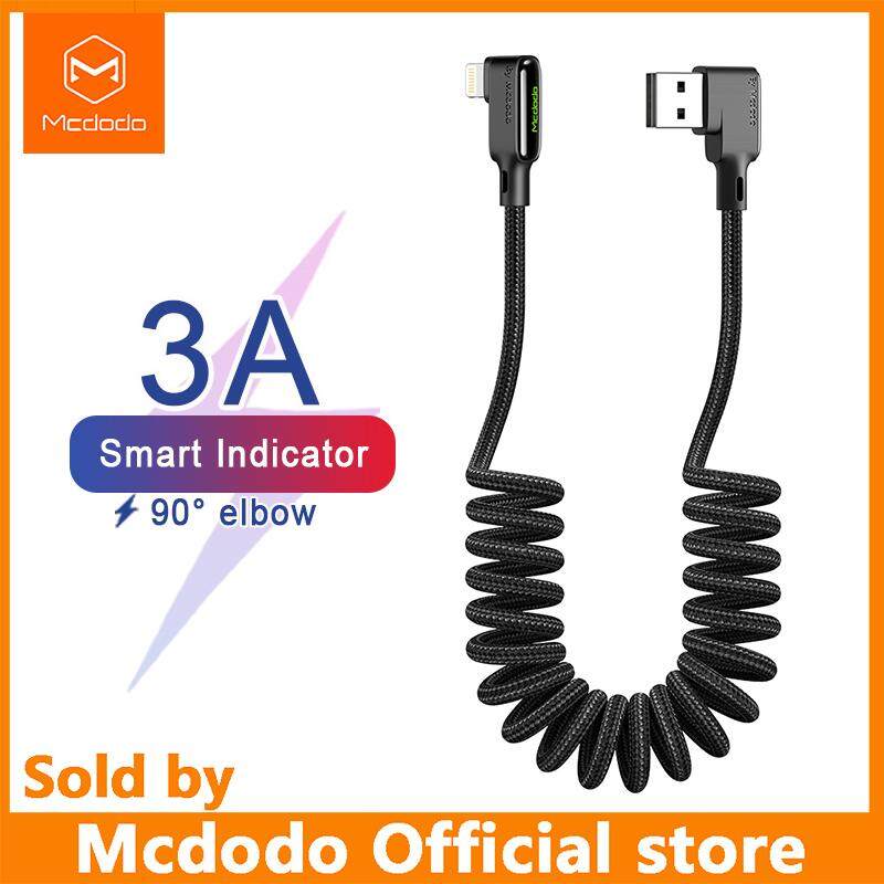 Mcdodo Spring USB Cable for IPhone Charger Data Cable for Car Styling Storage Wire for IPhone X 8 7 6 6s Plus Fast Charging Cord