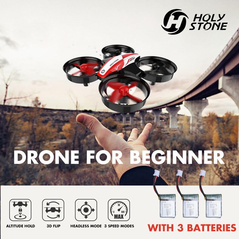 Holy Stone HS210 Mini Quadcopter Drone RC Nano Best Drone for Kids and Beginners RC Helicopter Plane with Auto Hovering, 3D Flip, Headless Mode and Extra Batteries Toys for Boys and Girls