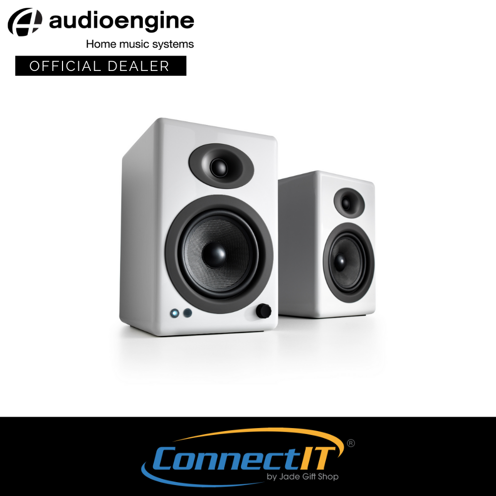 Audioengine A5+ Wireless Home Music System with aptX-HD/Aux/Analog In/Sub out (3 Years Local Warranty)