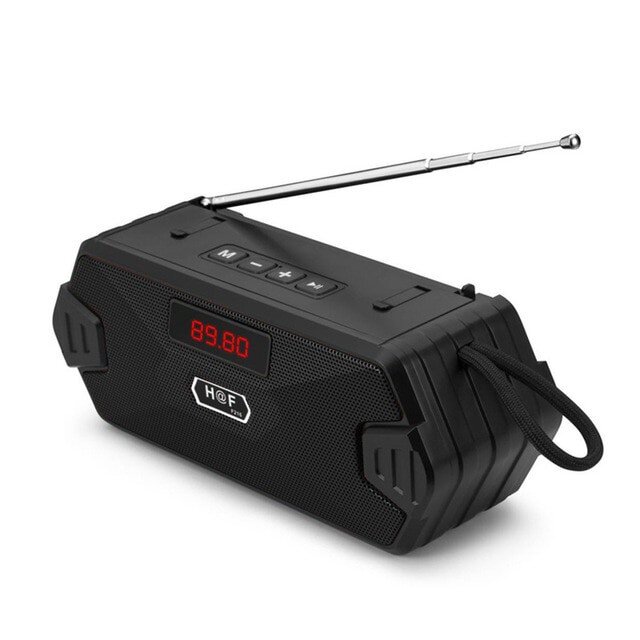 FM Radio Portable Bluetooth Wireless Speaker Outdoor Sport USB Stereo Speakers MP3 Subwoofer Loudspeaker With AUX TF