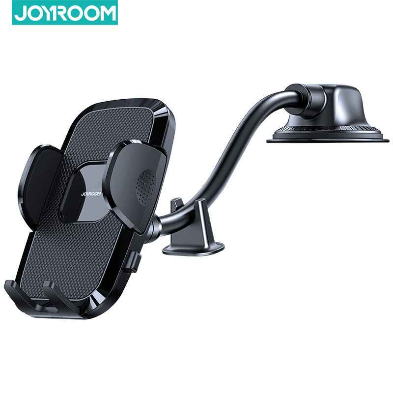 Joyroom Mobile Phone Holder for Car Windshield Dashboard Car Phone Holder for iPhone 13 Strong Suction Cup Sticky Cradle Long Arm Clamp for OPPO VIVO Huawei SAMSUNG Xiaomi