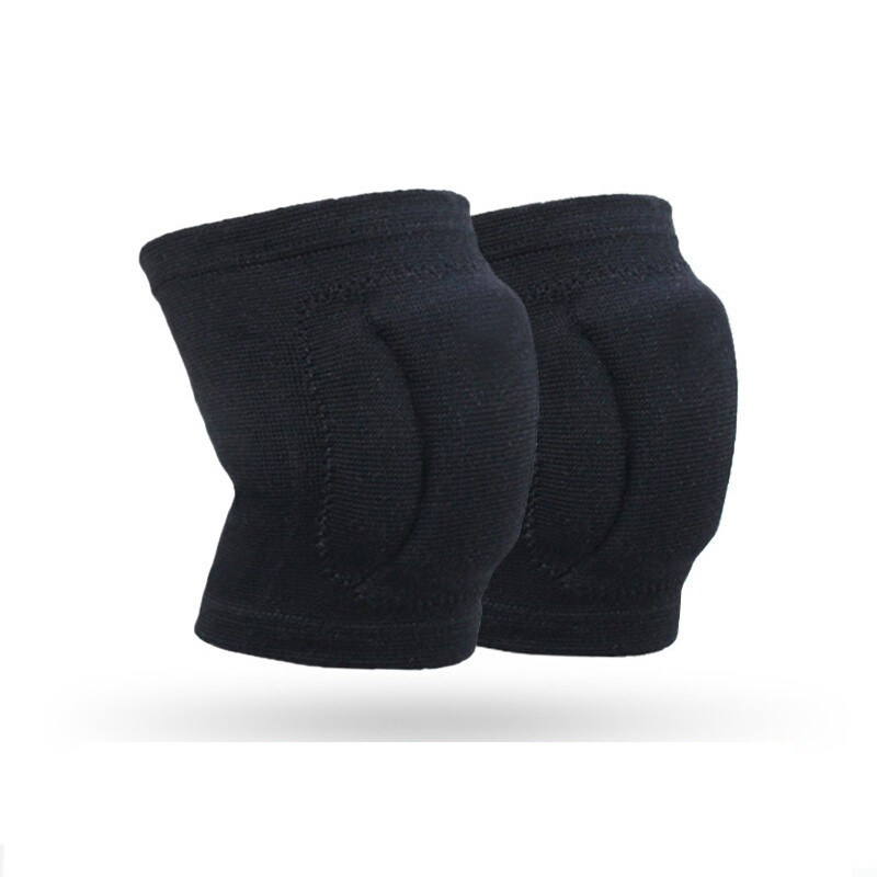 2 Pcs Sponge Knee Pads Anti-Collision Kneeling Breathable Sweat-Absorbent Wrapped Yoga Running Sports Unisex