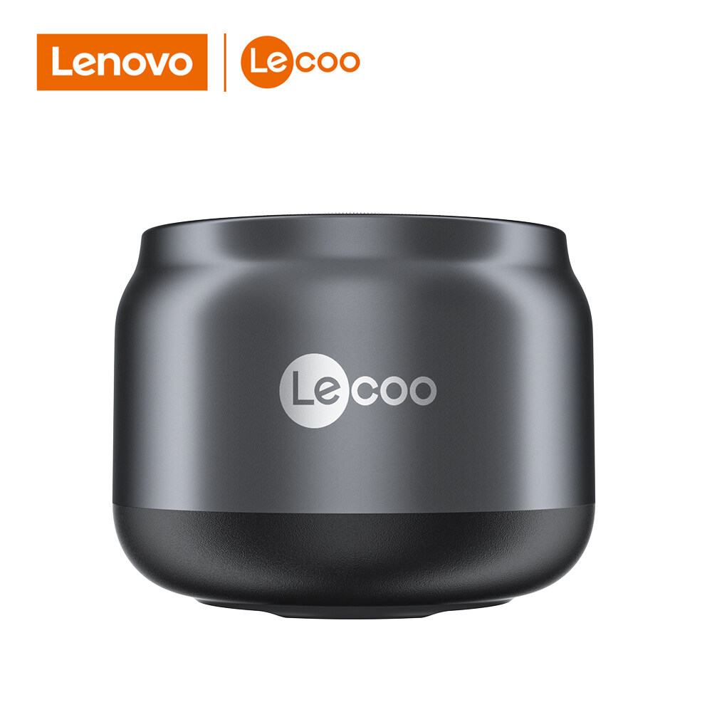 LECOO DS106 mini portable speaker multi-function bluetooth speaker compact lightweight cool lighting effect 360-degree stereo surround sound heavy bass for laptops tablets desktops TVs mobile phones