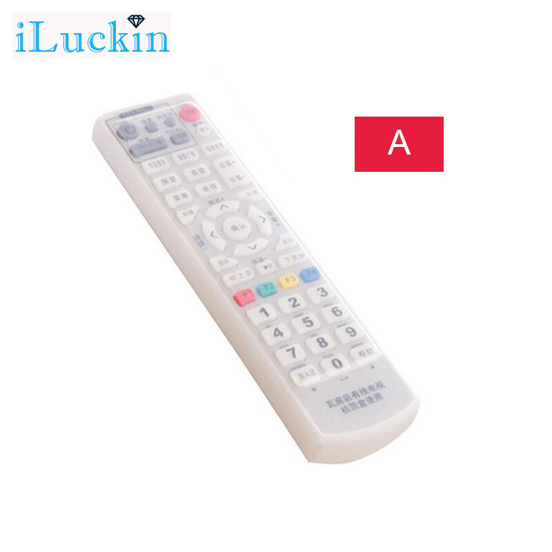 [Silicone Case] Home Air Conditioning TV Silicone Remote Control Case Anti-DustWaterproof Cover Soft Decoration Transparent Silicone Cover Remote Control Cover Dust Cover