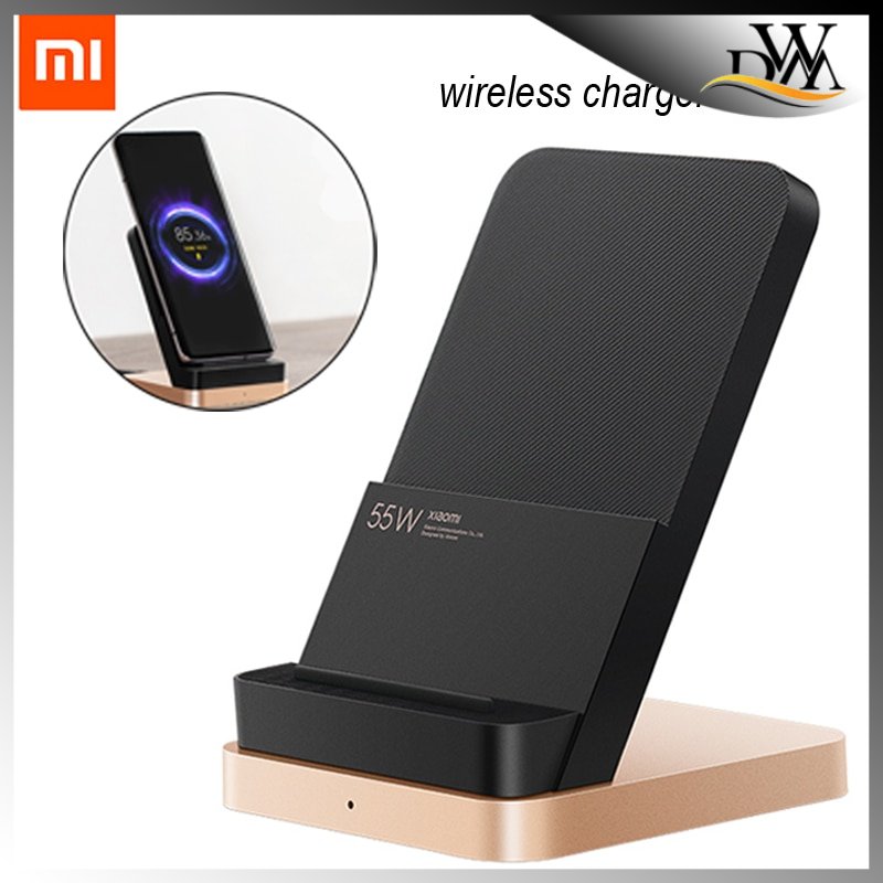 Xiaomi Vertical Air-cooled Wireless Charger 55W Max with Flash Charging Qi Compatible Multiple Safe Stand Horizontal for Mi 10