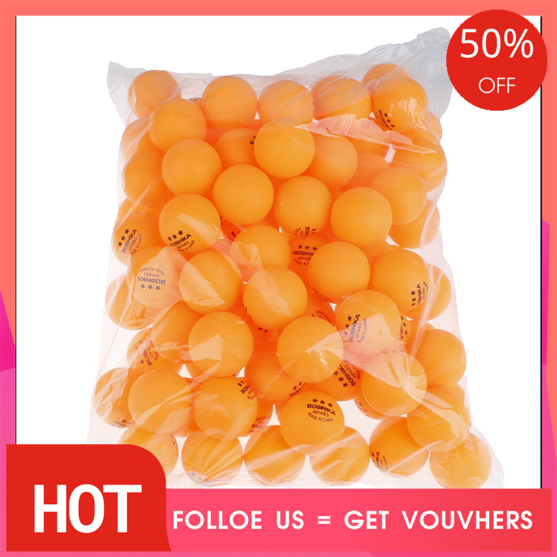 [New store big sale]100pcs High elasticity Ping Pong Balls 3-Star 40mm Table Tennis Balls